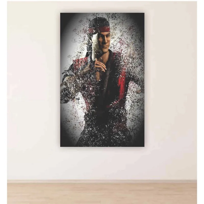 Painel de Festa Mortal Kombat tamanho 100cmx65cm mod02