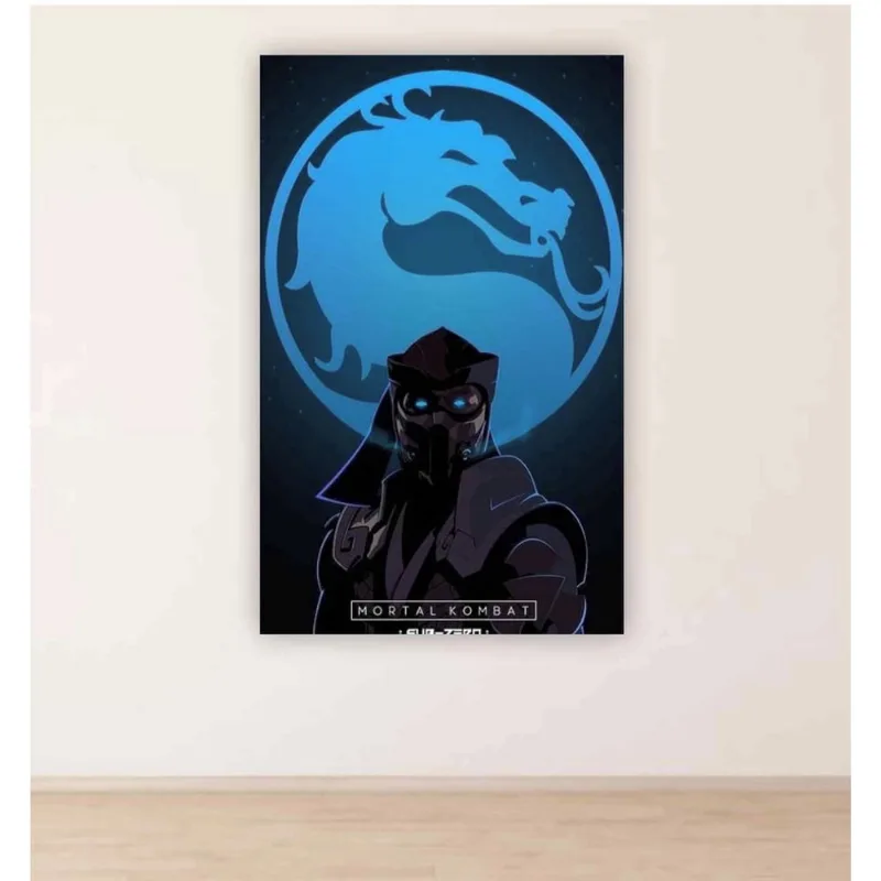 Painel de Festa Mortal Kombat tamanho 100cmx65cm mod07