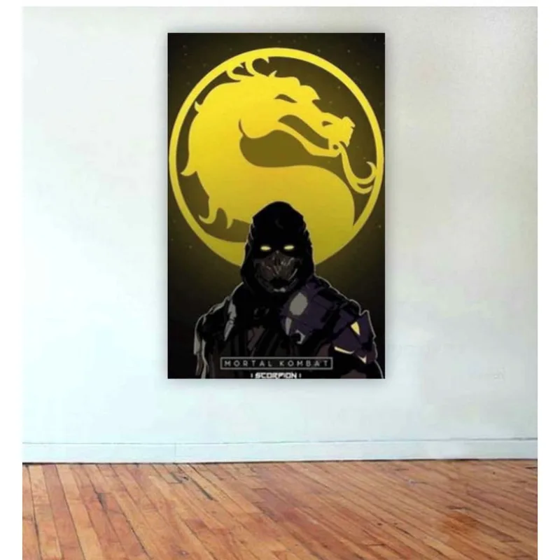 Painel de Festa Mortal Kombat tamanho 100cmx65cm mod11