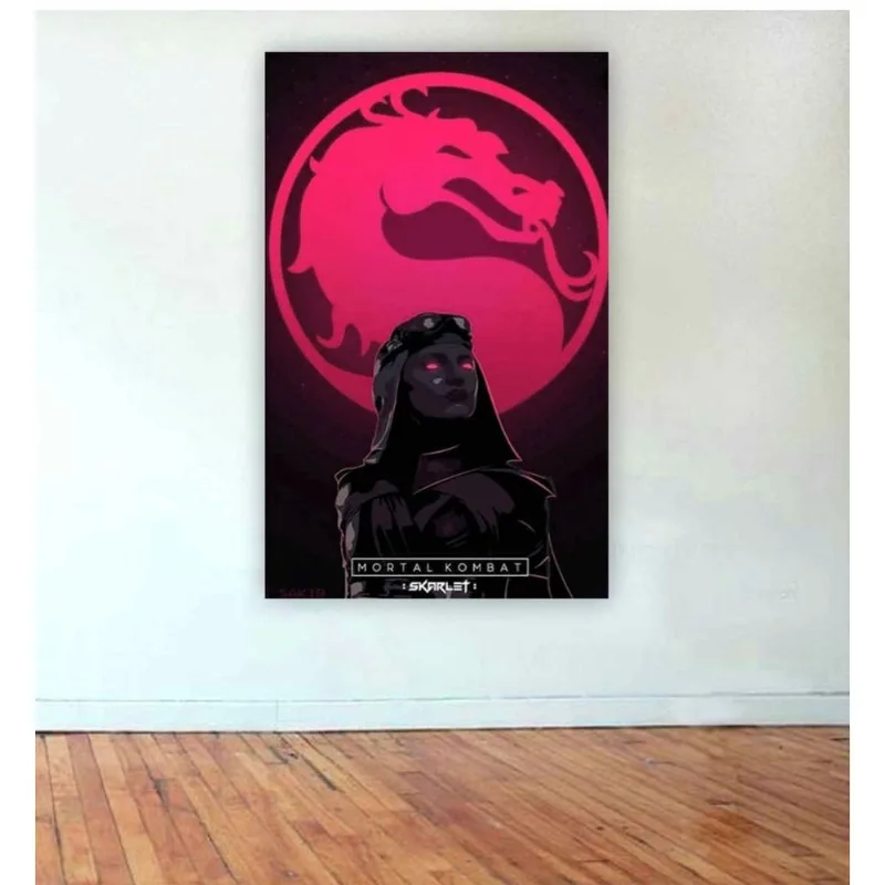 Painel de Festa Mortal Kombat tamanho 100cmx65cm mod12