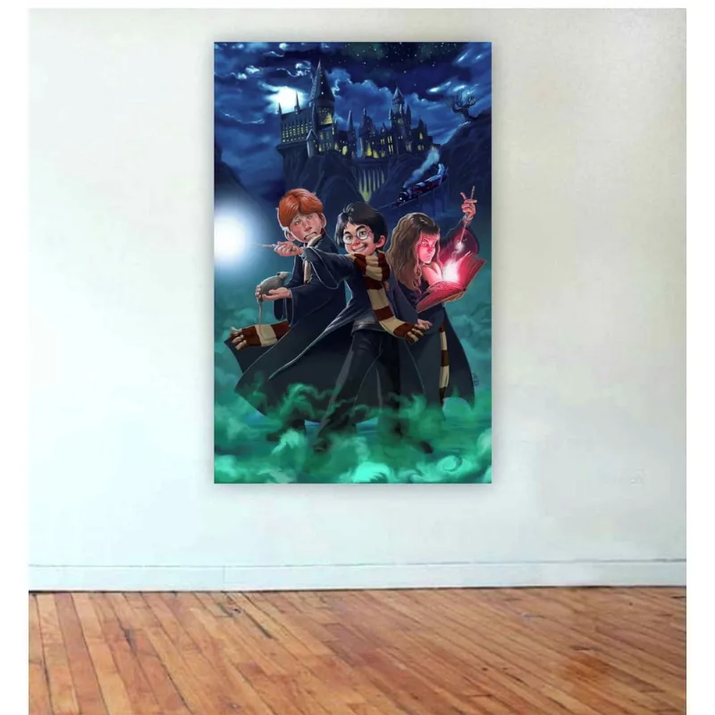 Painel de Festa Harry Potter tamanho 100cmx65cm mod43