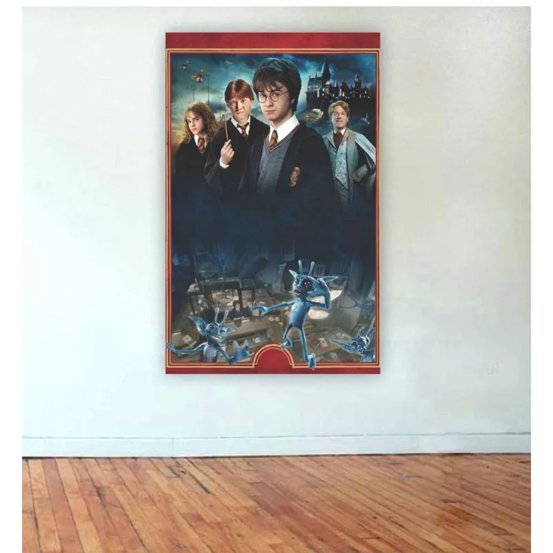 Painel de Festa Harry Potter tamanho 100cmx65cm mod54