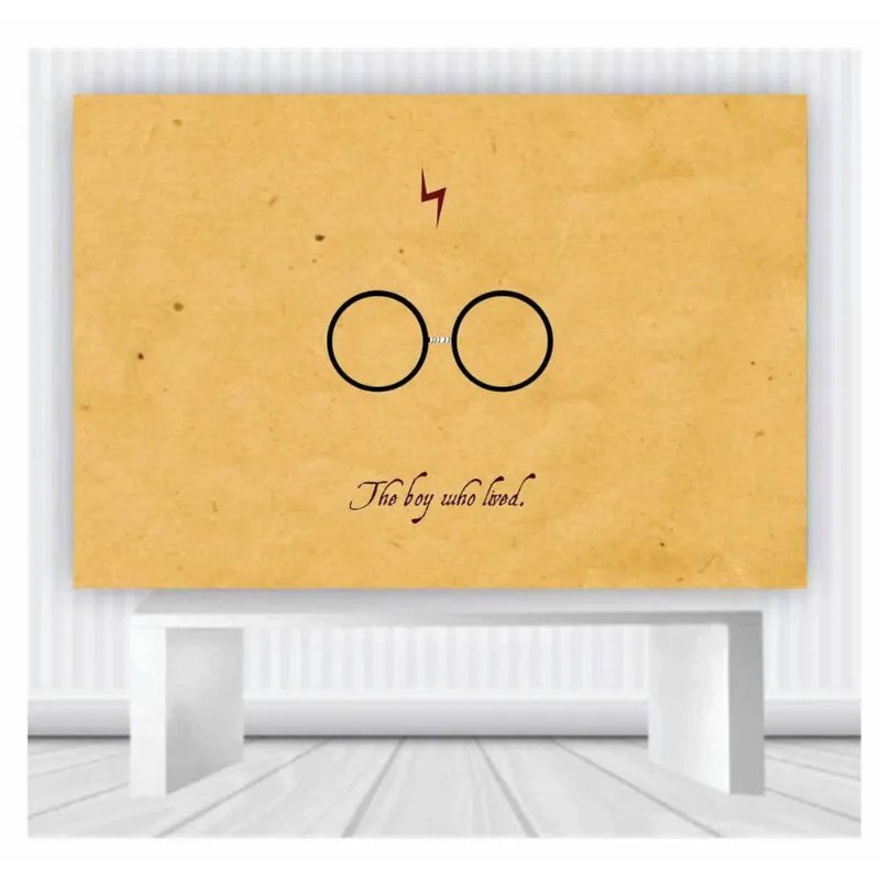 Painel de Festa Harry Potter tamanho 100cmx65cm mod61