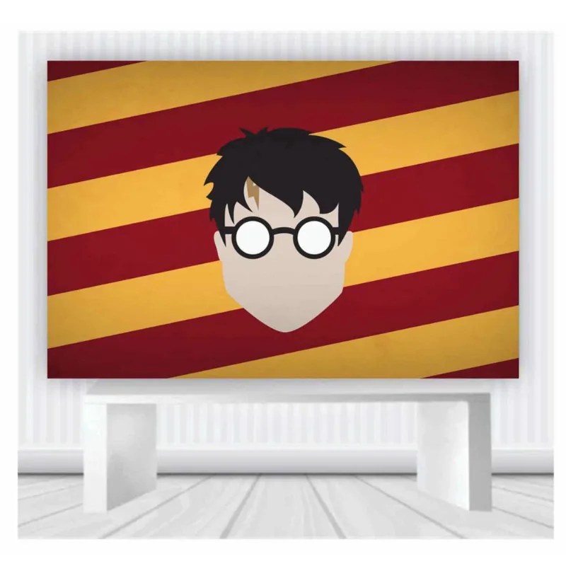 Painel de Festa Harry Potter tamanho 100cmx65cm mod76