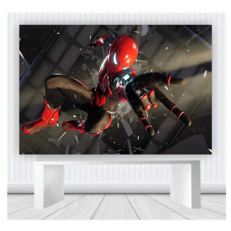 Painel de Festa Homem Aranha tamanho 100cmx65cm mod79