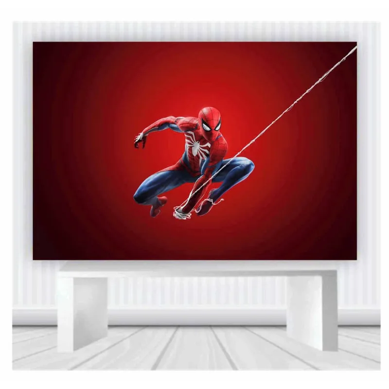 Painel de Festa Homem Aranha tamanho 100cmx65cm mod82