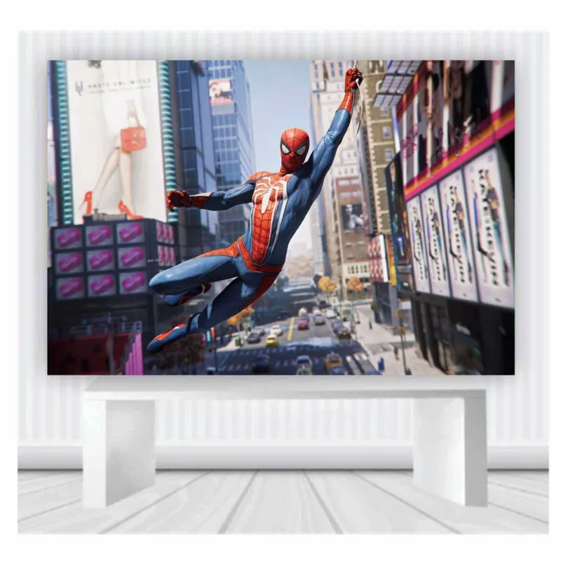 Painel de Festa Homem Aranha tamanho 100cmx65cm mod83