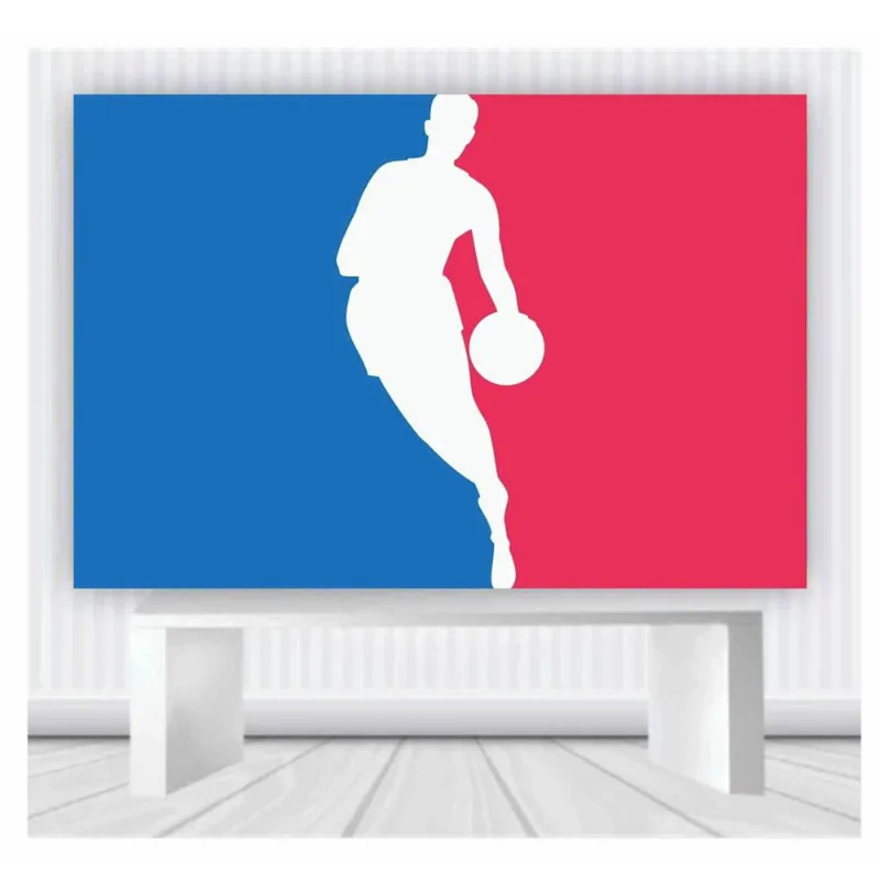 Painel de Festa Basquete nba tamanho 100cmx65cm mod 11