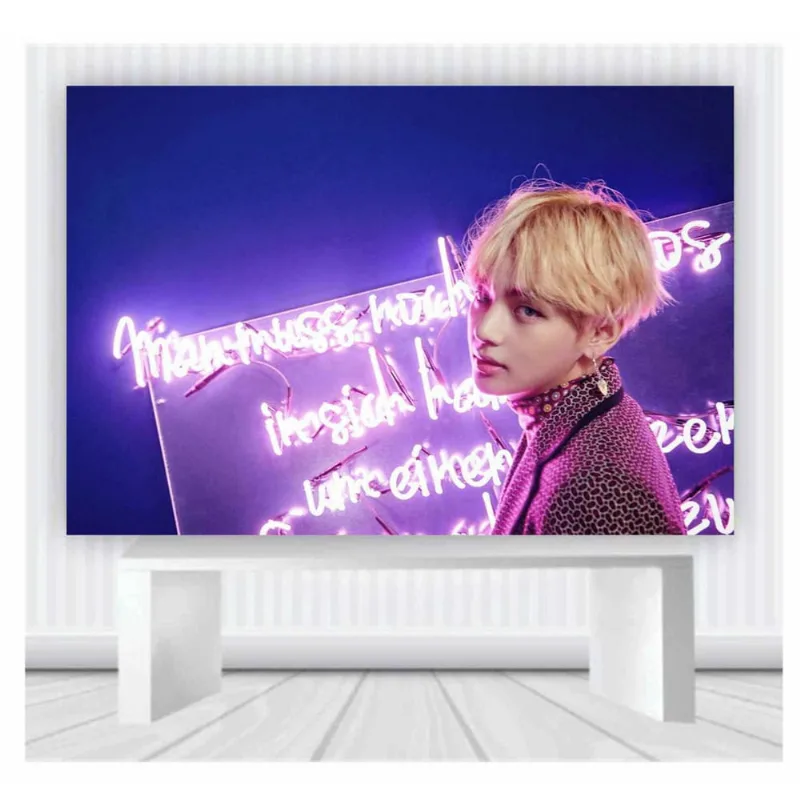 Painel de Festa bts tamanho 100cmx65cm mod 28