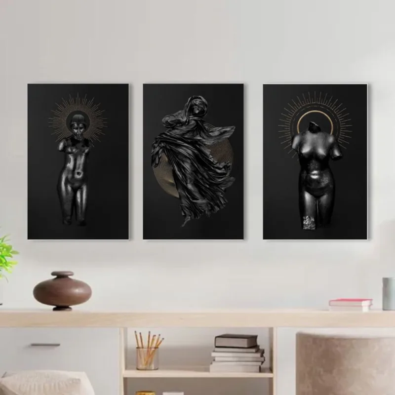 Kit 3 Placas Quadros Decorativos mdf A2 Arte Decor Mod02 - Não Disponível - Decoração
