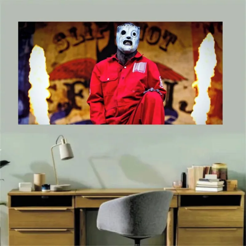 Painel Decorativo Slipknot 01 Tamanho 100x50cm