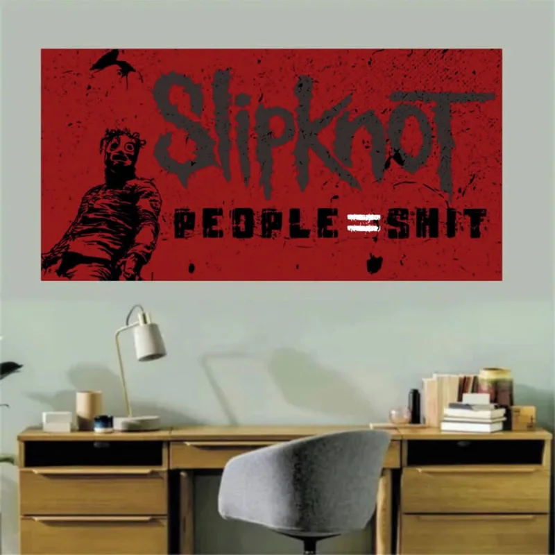 Painel Decorativo Slipknot 02 Tamanho 100x50cm