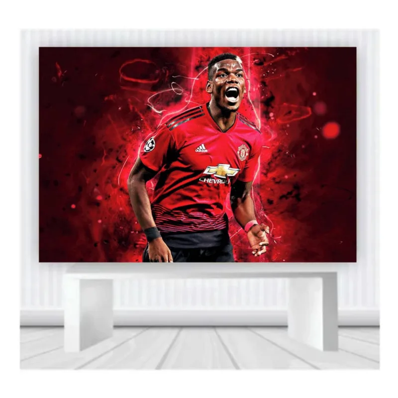 Painel de Festa Pogba Mod01 tamanho 100cmx65cm