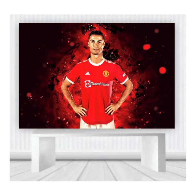 Painel de Festa CR7 01 tamanho 100cmx65cm