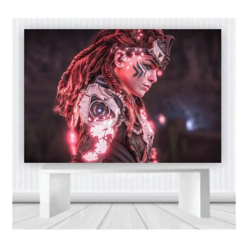 Painel de Festa Horizon Zero Dawn 02 tam 100cmx65cm