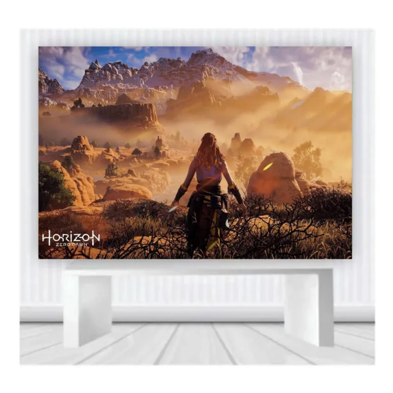 Painel de Festa Horizon Zero Dawn 03 tam 100cmx65cm
