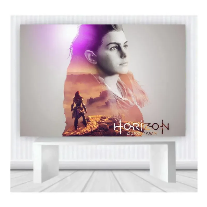 Painel de Festa Horizon Zero Dawn 12 tam 100cmx65cm