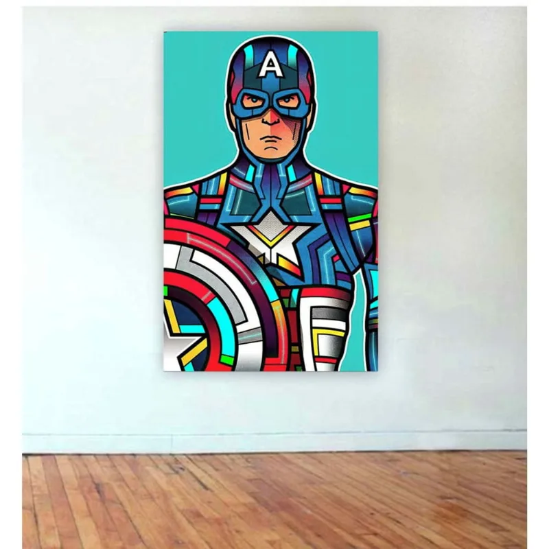 Painel de Festa Heróis 04 tamanho 100cmx65cm