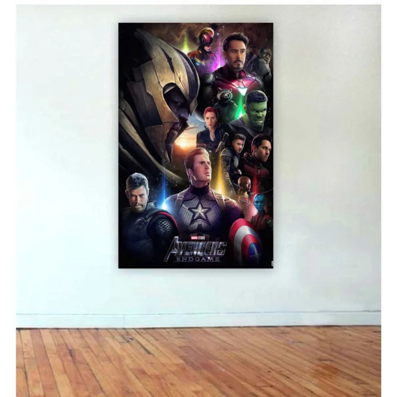 Painel de Festa Heróis 47 tamanho 100cmx65cm