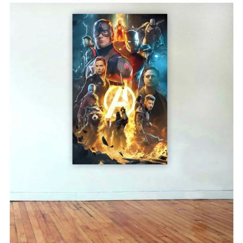 Painel de Festa Heróis 48 tamanho 100cmx65cm