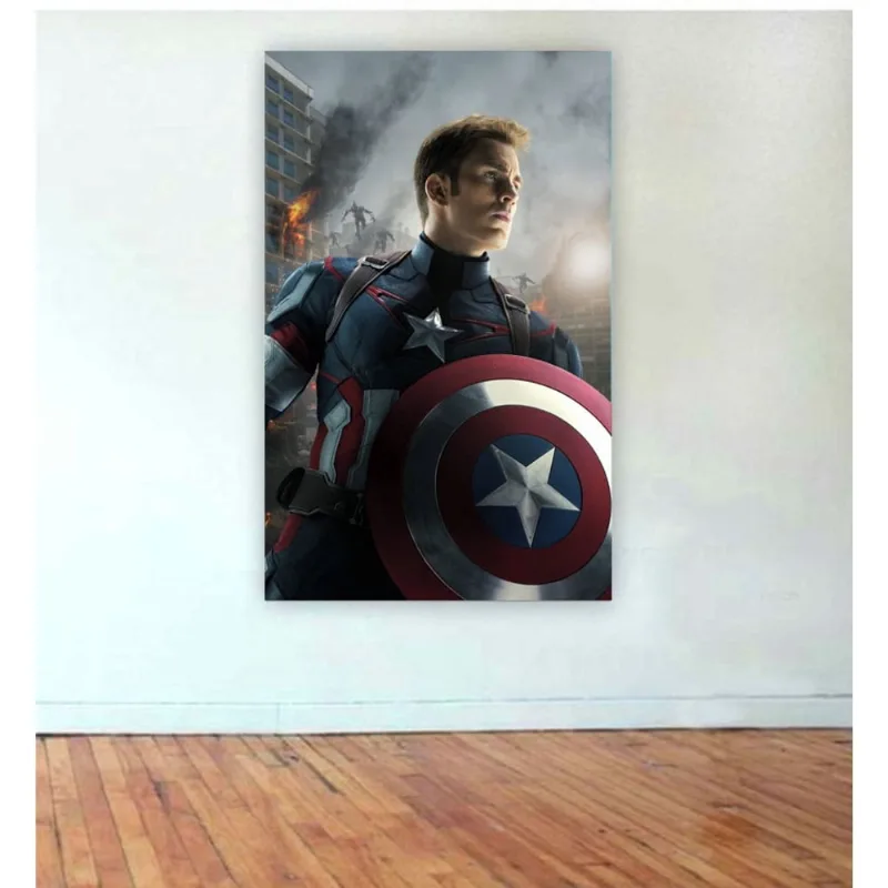 Painel de Festa Heróis 69 tamanho 100cmx65cm
