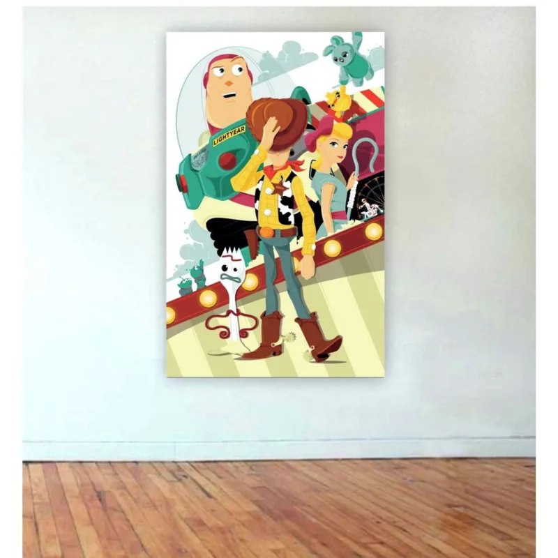 Painel de Festa Infantil Toy Story07 Tamanho 100cmx65cm