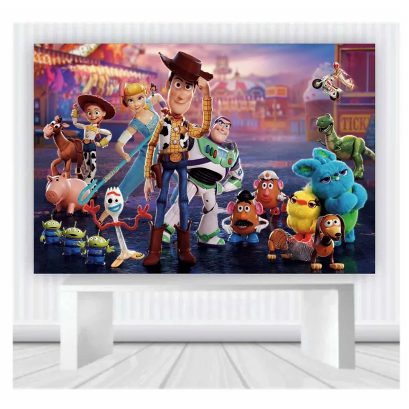 Painel de Festa Infantil Toy Story10 Tamanho 100cmx65cm