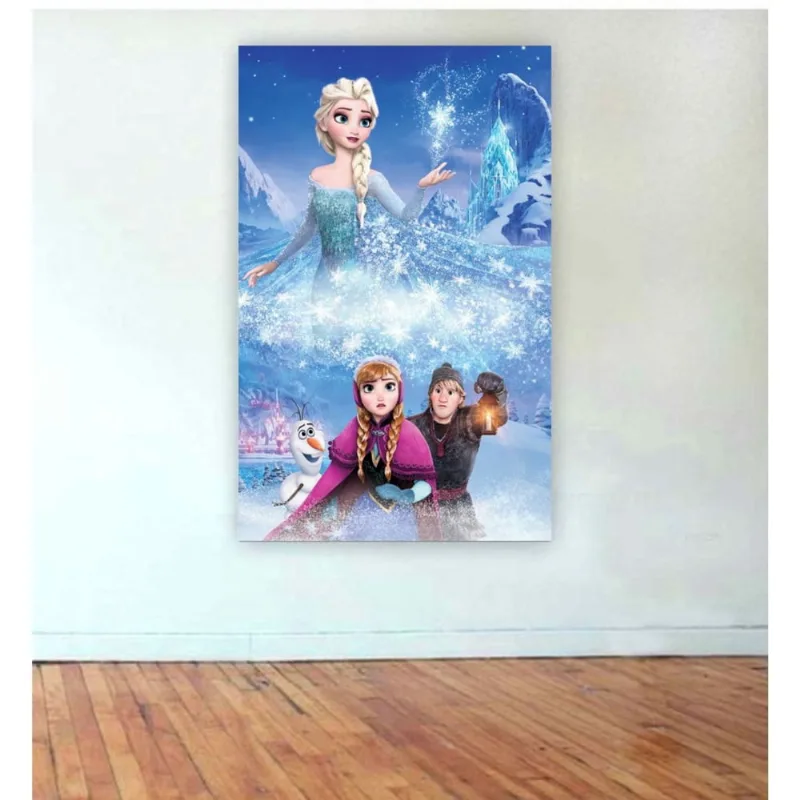 Painel de Festa Infantil Frozen 3 Tamanho 1mx2m
