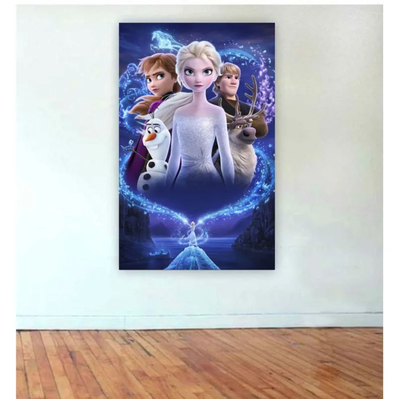 Painel de Festa Infantil Frozen 6 Tamanho 1mx2m