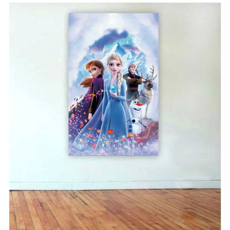 Painel de Festa Infantil Frozen 7 Tamanho 1mx2m
