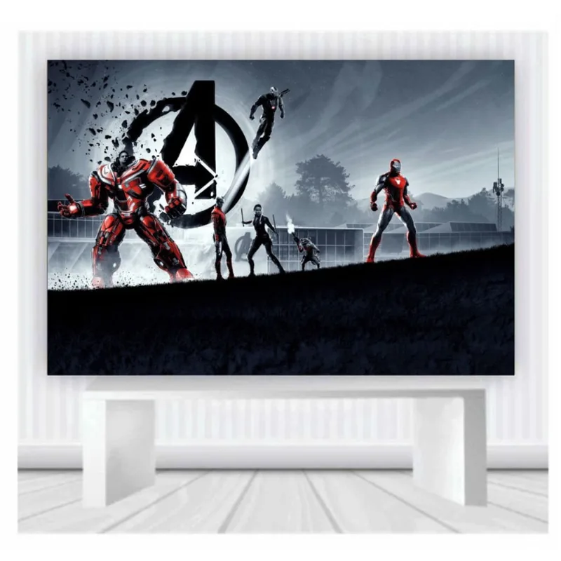 Painel de Festa Heróis Vingadores tamanho 2mx1m