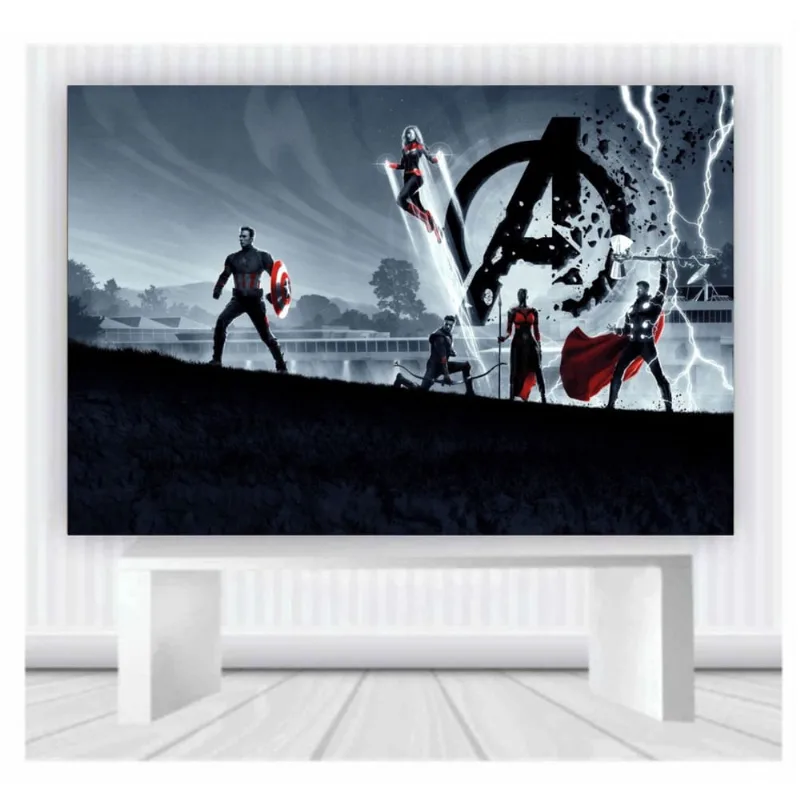 Painel de Festa Heróis Vingadores 52 tamanho 2mx1m