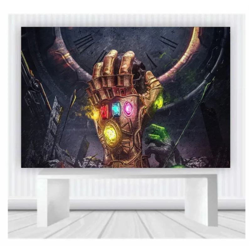 Painel de Festa Heróis Vingadores 54 tamanho 2mx1m