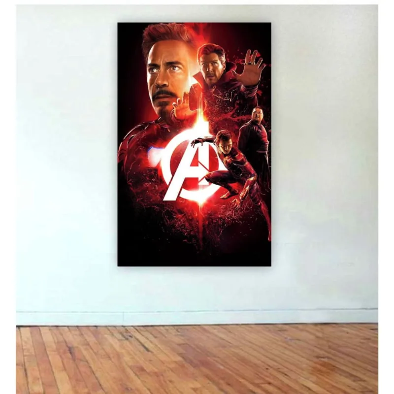 Painel de Festa Heróis Vingadores 63 tamanho 1,5mx1m