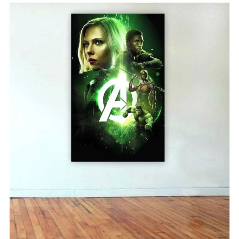 Painel de Festa Heróis Vingadores 64 tamanho 1,5mx1m