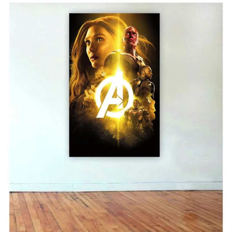 Painel de Festa Heróis Vingadores 65 tamanho 1,5mx1m