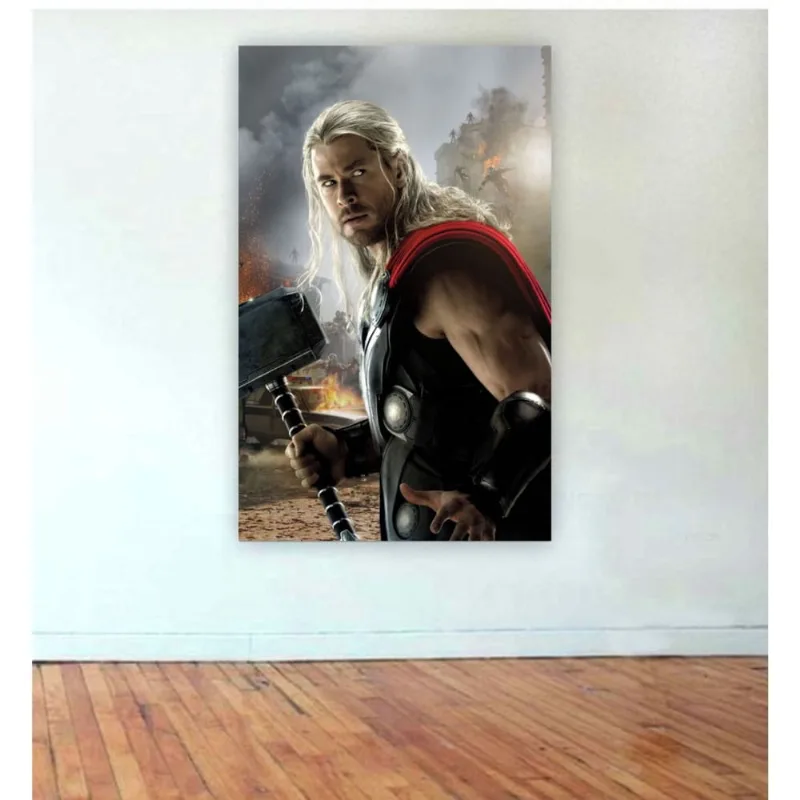 Painel de Festa Heróis Thor tamanho 1,5mx1m