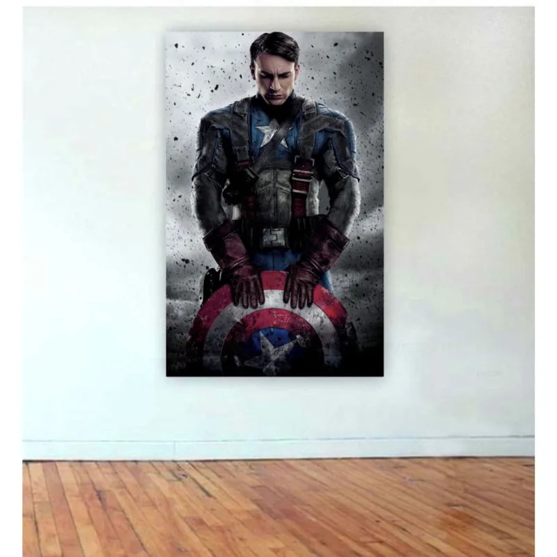 Painel de Festa Heróis Capitão América01 tamanho 1,5mx1m
