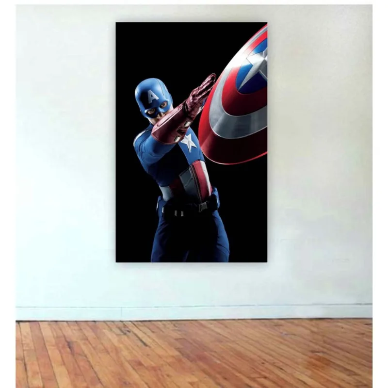 Painel de Festa Heróis Capitão América 6 tam 1,5mx1m