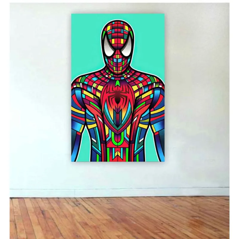 Painel de Festa Heróis Homem Aranha 8 tamanho 1,5mx1m