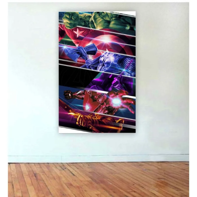 Painel de Festa Heróis Vingadores 46 tamanho 1,5mx1m