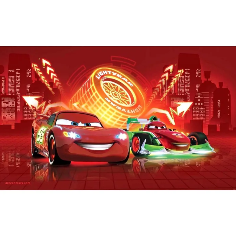 Painel Festa Infantil Carros Mod 03 tamanho 2mx1m