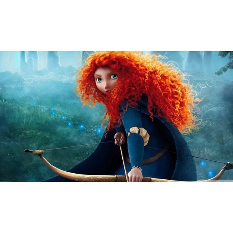 Painel Festa Infantil Princesa Merida tamanho 2mx1m