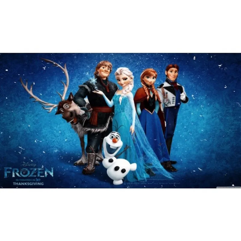 Painel Festa Infantil Frozen Elsa Mod15 tamanho 2mx1m