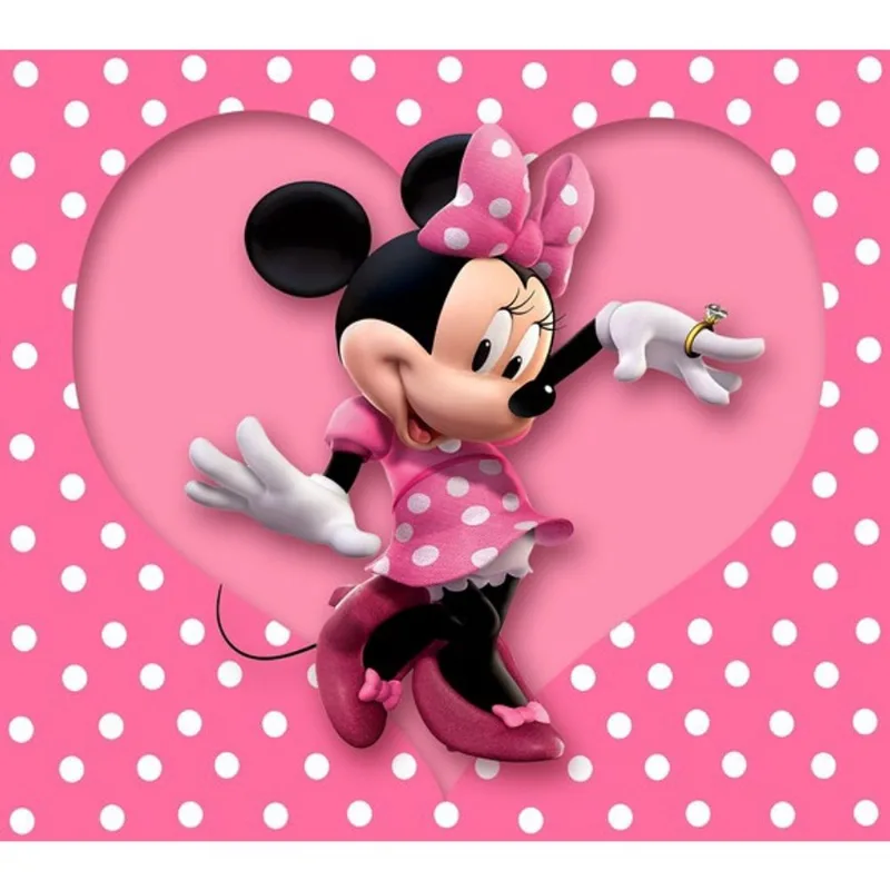 Painel Festa Infantil Minnie Mod62 tam2mx1m
