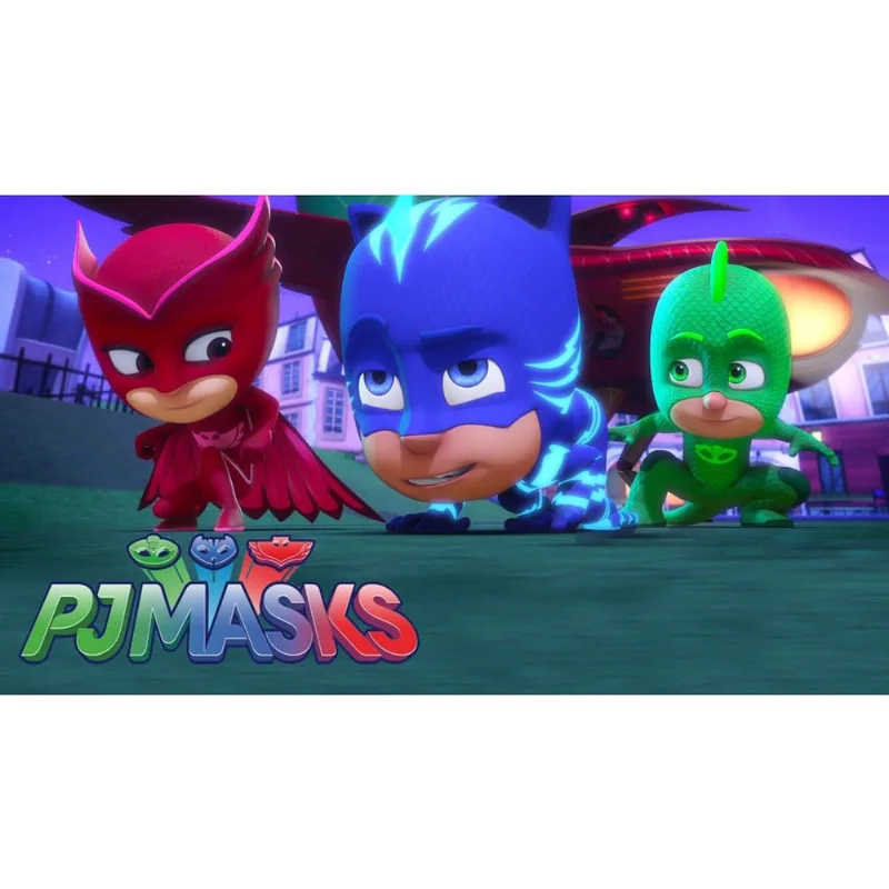Painel Festa Infantil pj Mask Mod 64 tam 2mx1m