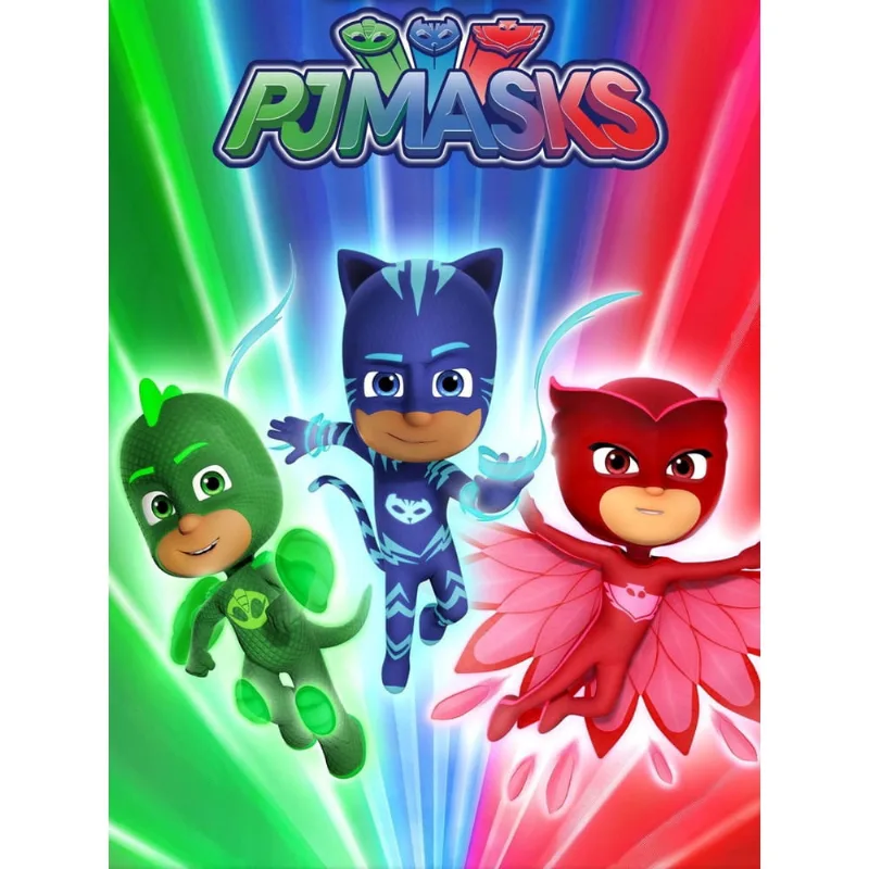 Painel Festa Infantil pj Mask Mod 65 tam 2mx1m