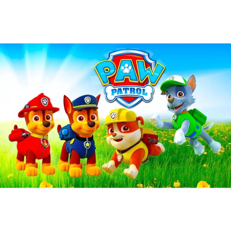 Painel Festa Infantil Patrulha Mod 74 tam 2mx1m
