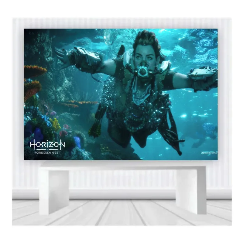 Painel de Festa Infantil Game Horizon Zero Mod9 tam 2mx1m