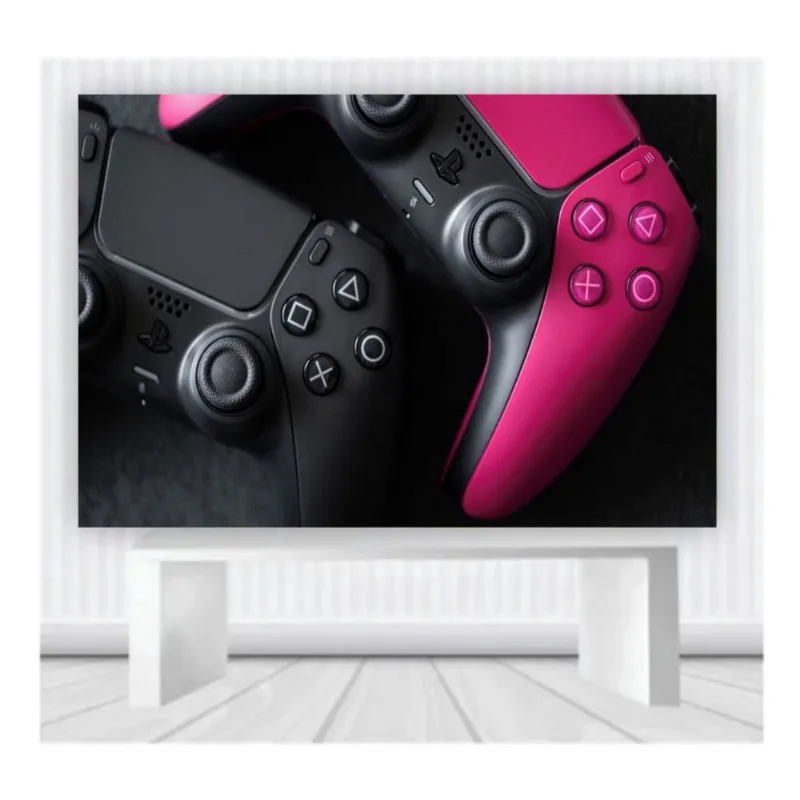 Painel de Festa Infantil Gamer Mod05 tam 2mx1m